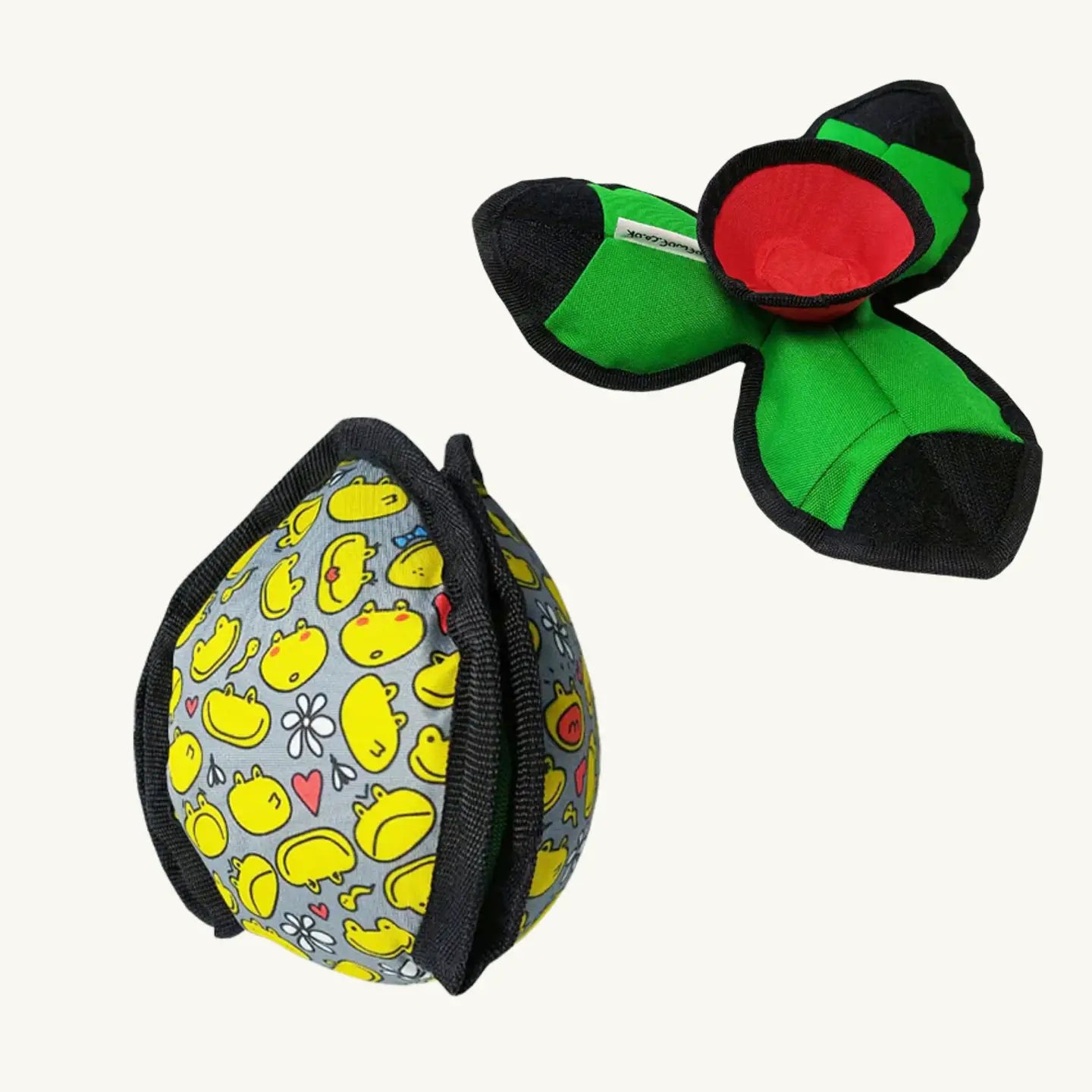WufWuf Lotus Interactive Treat Dispensing Puzzle & Fetch Toy